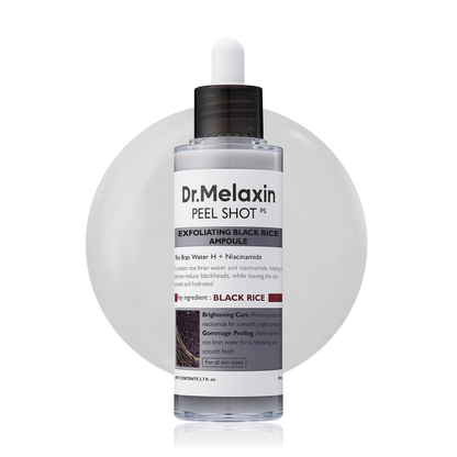 Dr Melaxin Radiance Renewal Black Rice Exfoliant Peel Shot™