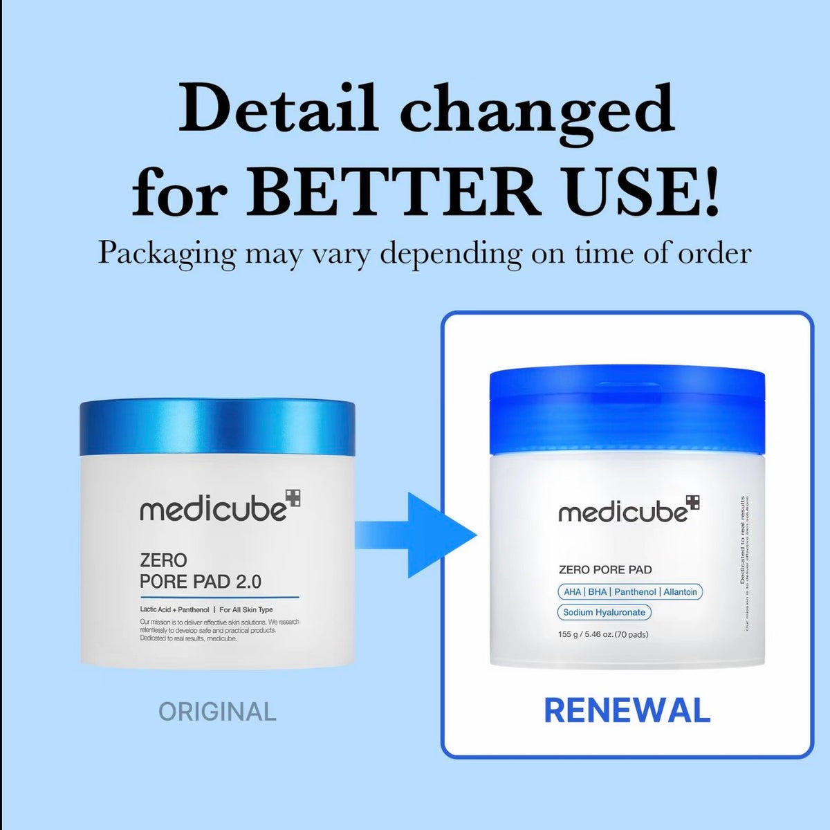 Medicube Zero Pore Pad (70 Pads)