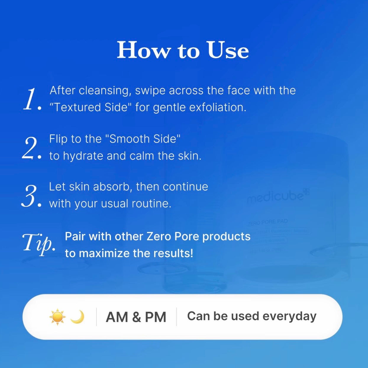 Medicube Zero Pore Pad (70 Pads)