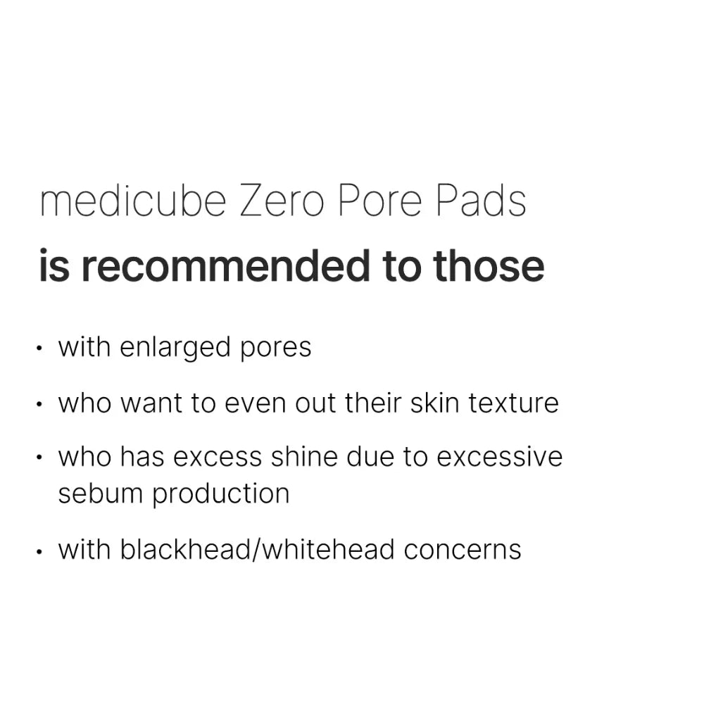 Medicube Zero Pore Pad (70 Pads)