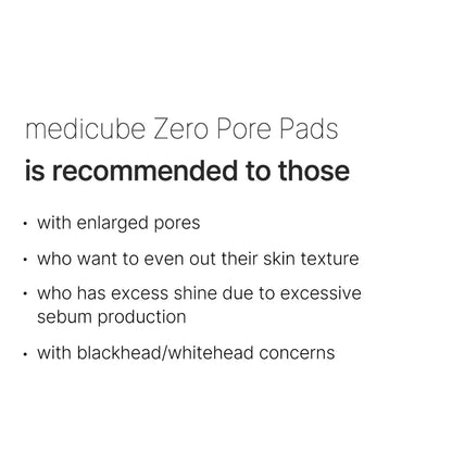 Medicube Zero Pore Pad (70 Pads)